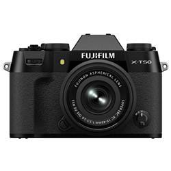 【新品/取寄品】FUJIFILM X-T50 XC15-45mmレンズキット ブラック ミラーレスデジタルカメラ 富士フィルムの通販は 256,874円