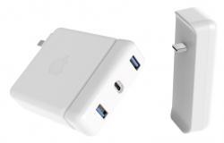【新品/取寄品/代引不可】HyperDrive Apple 87W USB-C電源アダプタ用USB-C Hub HP16201の通販は