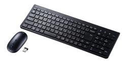 【新品/取寄品/代引不可】マウス付きワイヤレスキーボード SKB-WL31SETBKの通販は