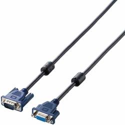 【新品/取寄品/代引不可】フェライトコア付 スリム同軸ディスプレイ延長ケーブル 5.0m CAC-E50BKの通販は 5,278円