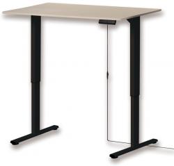 【新品/取寄品/代引不可】電動昇降デスク メモリー付 1200mmx600mm ブラック EDK12BKの通販は