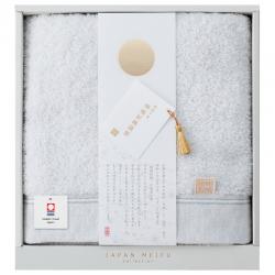 【新品/取寄品】【特選商品】JAPAN MEIFU selection 楠橋紋織謹製 天の川 バスタオル グレー 22743-0の通販は 6,284円