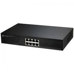 【新品/取寄品/代引不可】8ポート10M/100M WEBスマートPoEスイッチ SWE-0008F5の通販は