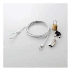 【新品/取寄品/代引不可】セキュリティワイヤー/南京錠/マルチロックパーツ/ハイグレード/マスターキー ESL-3AHMの通販は 5,223円