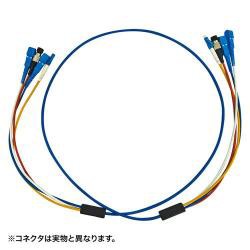【新品/取寄品/代引不可】ロバスト光ファイバケーブル FC×4‐FC×4 20m ブルー HKB-FCFCRB1-20の通販は