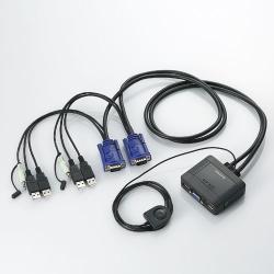 【新品/取寄品】USB⇔USBパソコン切替器/オーディオ切替 KVM-KUSの通販は