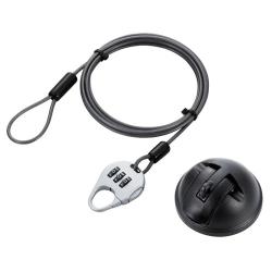 【新品/取寄品/代引不可】法人向け簡易パッケージ/タブレット吸盤式セキュリティワイヤー/汎用 ESL-Qの通販は 5,754円