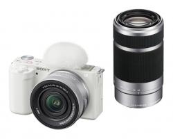 【新品/在庫あり】SONY VLOGCAM ZV-E10X ダブルズームレンズキット ホワイト ソニー レンズ交換式VLOGCA