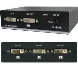 【新品/取寄品/代引不可】1入力4出力DVI分配器 HDVI-14の通販は 45,655円