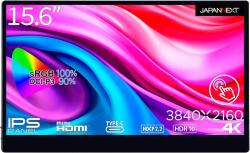 【新品/取寄品】15.6インチ 4Kワイド タッチパネルモバイルディスプレイ(3840x2160/IPS/HDR10/miniHの通販は 45,824円