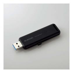 【新品/取寄品/代引不可】外付けSSD/ポータブル/USB3.2(Gen2)対応/スライド式/500GB/ブラック ESD-EMの通販は 9,132円