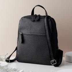 【新品/取寄品】【特選商品2】牛革リュック(ブラック) RN-20-01の通販は