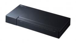 【新品/取寄品/代引不可】ギガビット対応 スイッチングハブ(24ポート・マグネット付き) LAN-GIGAP2402BKの通販は