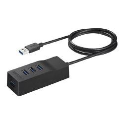 【新品/取寄品】USB3.0 上挿し 4ポートセルフパワーハブ ブラック BSH4A110U3BKの通販は 5,057円
