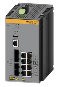 【新品/取寄品/代引不可】AT-IE340-12GT-Z7[10/100/1000BASE-Tx8、SFPスロットx4(デリバリの通販は