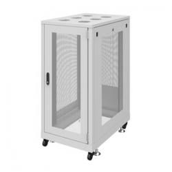 【新品/取寄品/代引不可】＜別途送料＞19インチサーバーラック メッシュパネル仕様(24U) D900mm ライトグレー CP-