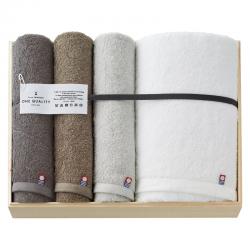 【新品/取寄品/代引不可】【特選商品6】今治タオル ONE QUALITY バス1P･フェイスタオル3P  Q-55800の通販はその他日用品・文房具・手芸用品