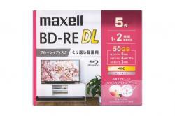 【新品/取寄品/代引不可】録画用 BD-RE 50GB 2倍速対応 プリンタブル ホワイト 5枚入 BEV50WPG.5Sの通販は 8,559円