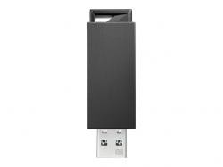 【新品/取寄品/代引不可】USB 3.1 Gen 1(USB 3.0)/2.0対応 USBメモリー 128GB ブラック U3-の通販は