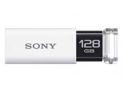 【新品/取寄品】USB3.0対応 ノックスライド式USBメモリー ポケットビット 128GB ホワイト キャップレス USM12の通販は