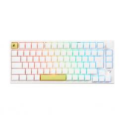 【新品/取寄品/代引不可】ガスケットマウント搭載 ゲーミングメカニカルキーボード(日本語キー/ホワイト) UP-MKGA75-J