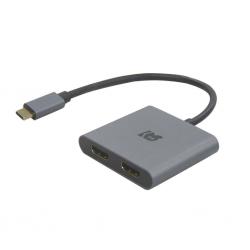 【新品/取寄品/代引不可】USB Type-C to デュアルHDMIディスプレイアダプター(PD対応) RS-UCHD2-PDの通販は