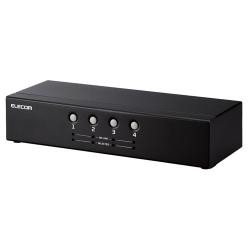 【新品/取寄品/代引不可】パソコン切替器(KVM)/VGA対応/4台切替 KVM-NVXSN4の通販は