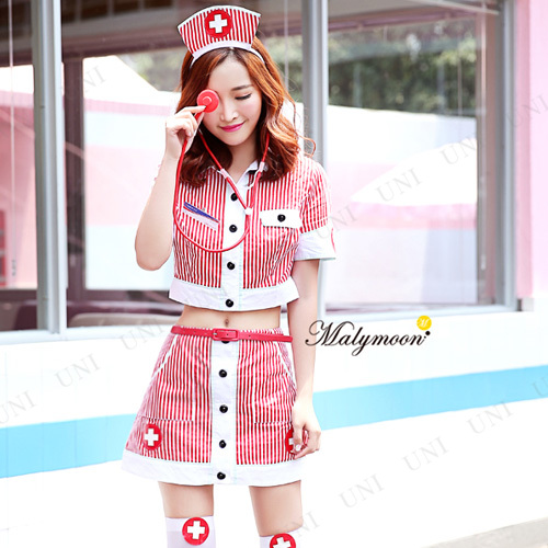 Malymoon ナース服 コスプレ衣装 （マリームーン バニーガール