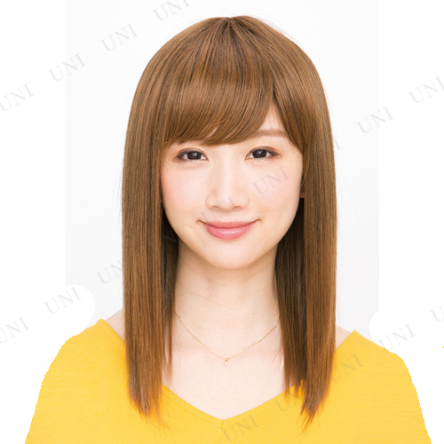 取寄品 ラパンドアール ミディアムストレート ミルキーブラウンウィッグ ファッションウィッグ かつら 自然 レディース 女性用 フルの通販はau Wowma パーティワールド