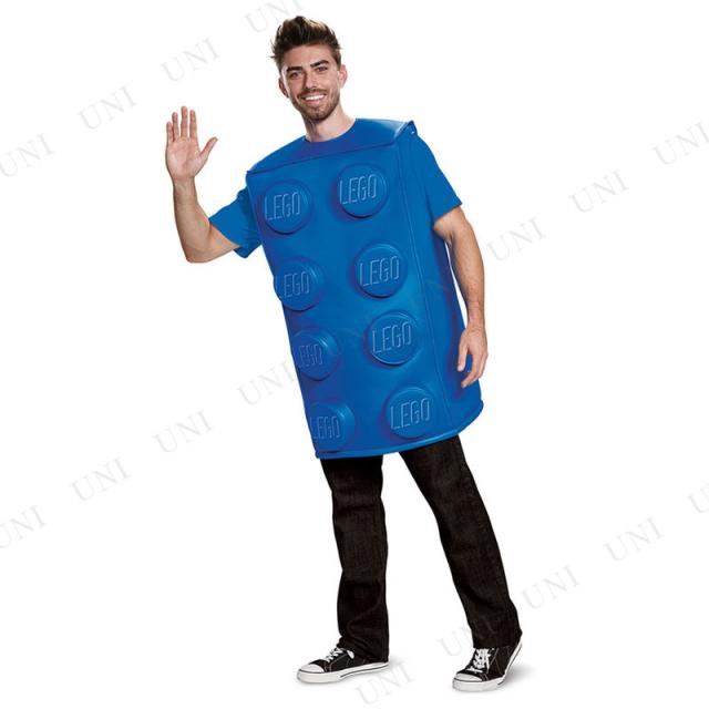 コスプレ 仮装 LEGO レゴブロックコスチューム 青 大人用 M/L Disguise 仮装 コスプレ衣装 おもしろコスチューム 立体的 ユニーク_1