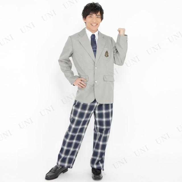 コスプレ 仮装 Patymo ハイスクールブレザー メンズ グレー コスプレ 衣装 ハロウィン 仮装 コスチューム 制服 学ラン ブレザー 大人用 の通販はau Pay マーケット パーティワールド