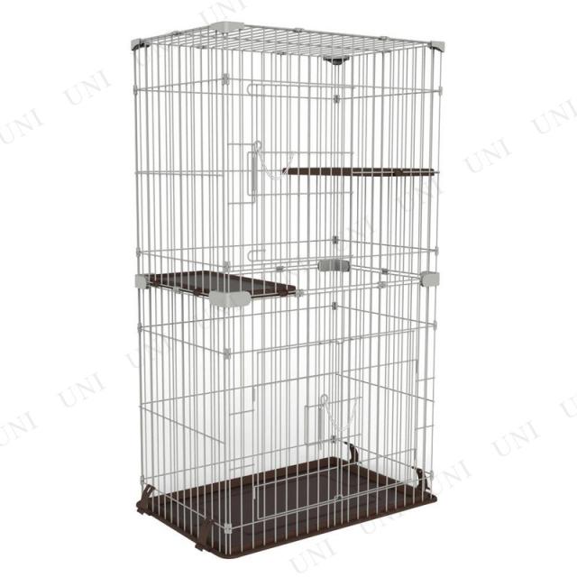 【取寄品】 マルカン CT-322キャットフレンドルームスリム2段 【 猫用品 ペット用品 ネコ ケージ ペットグッズ 】の通販は