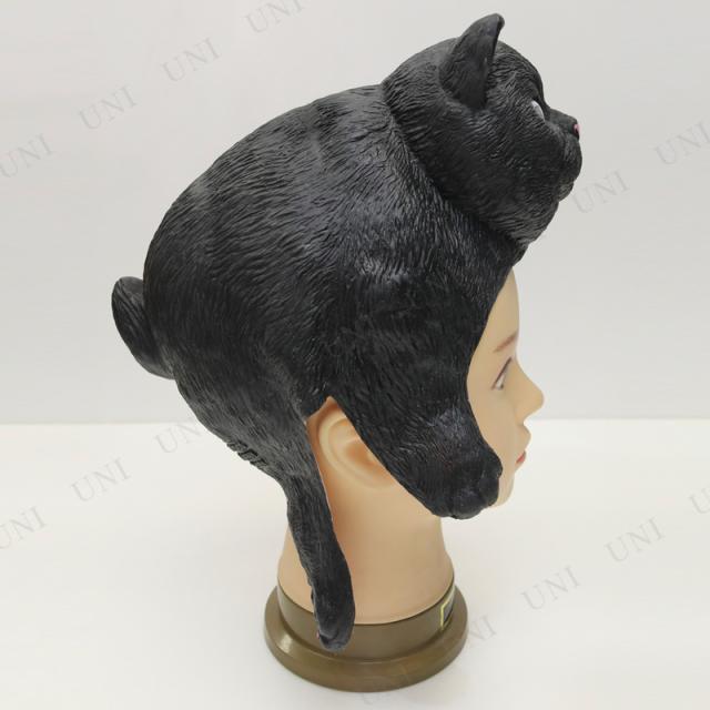 コスプレ 仮装 おもしろキャップ のりネコ 黒 コスプレ 衣装 ハロウィン パーティーグッズ おもしろ かぶりもの 面白い アニマル 動物 ハの通販はau Pay マーケット パーティワールド