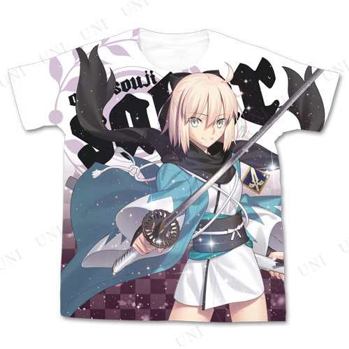 Fgo セイバー 沖田総司 フルグラフィックtシャツ ホワイト M Fate Stay Night Fate Grand Order カットソー トップス 服の通販はau Pay マーケット パーティワールド