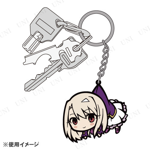 Fate/stay night UBW イリヤ つままれキーホルダー コスパ ストラップ