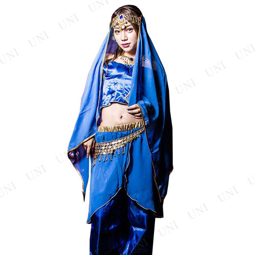 コスプレ 仮装 ハーレムナイト ブルー M コスプレ 衣装 ハロウィン 仮装 セクシー コスチューム アラビアン 大人用 パーティーグッズ 余の通販はau Pay マーケット パーティワールド