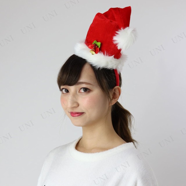 ラブリーサンタ帽子カチューシャ サンタ コスプレ クリスマス 変装グッズ 仮装 小物 ヘアーアクセサリー ヘッドバンド 髪飾りの通販はau Pay マーケット パーティワールド