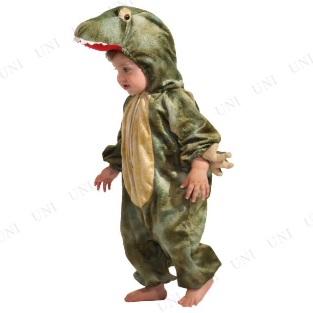コスプレ 仮装 恐竜コスチューム ティラノサウルス Dinosaur T-Rex Inf Tod (18-24カ月) 幼児・キッズ用 ユニエンタープライズ 仮装 コスプレ衣装 ベビー用コスチューム Toddler か月) 子供 ハロウィン 前開きファスナー 中綿入りの尻尾_2