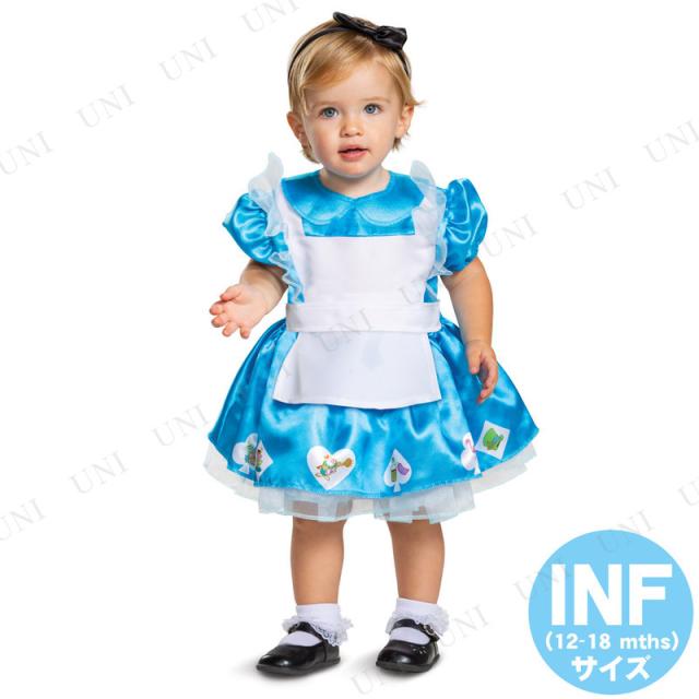 コスプレ 仮装 アリスインワンダーランド ベビー用 Inf (12-18 mths) Disguise ディズニー コスチューム 仮装 コスプレ衣装 キッズ 不思議の国のアリス ベビー用Inf M 子供 ハロウィン ドレス エプロン カチューシャ