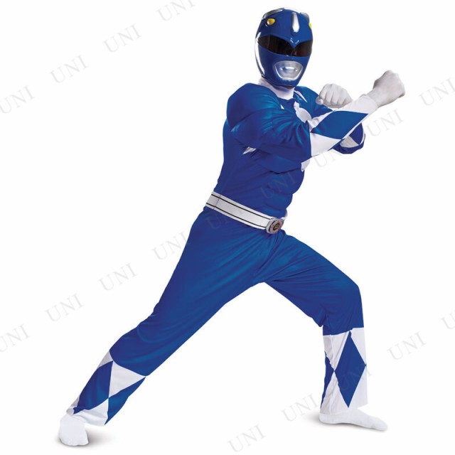 コスプレ 仮装 ブルーレンジャー マッスル クラシック 大人用