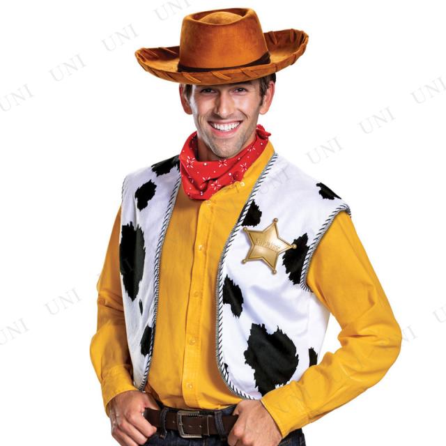 コスプレ 仮装 ウッディ デラックスキット 大人用 【 コスプレ 衣装 ハロウィン パーティーグッズ かぶりもの カウボーイハット キャップ 帽子 ハロウィン 衣装 テンガロンハット 西部劇 ウエスタンハット ウェスタンハット 変装グッズ プチ仮装 】の通販は