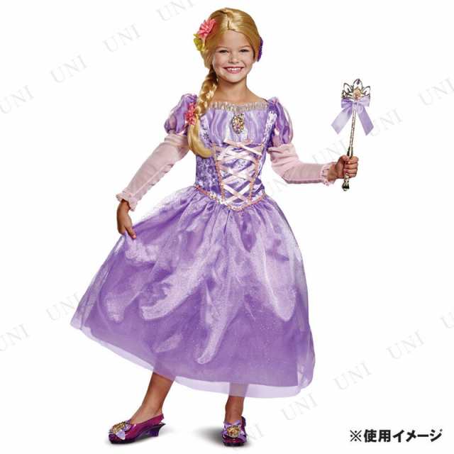 コスプレ 仮装 ラプンツェル デラックス 子供用 XS 【 コスプレ 衣装 ハロウィン 仮装 コスチューム 子供 アニメ キッズ ディズニープリ｜au  PAY マーケット