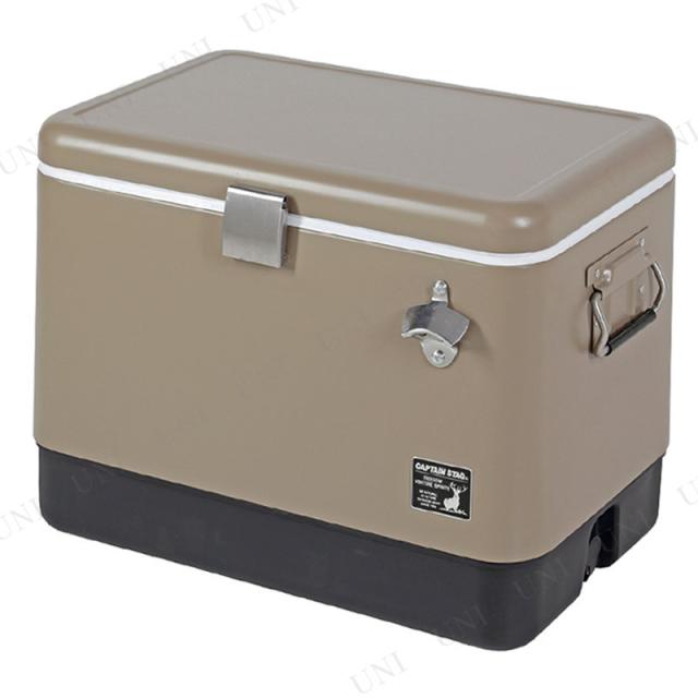 キャプテンスタッグ(CAPTAIN STAG) スチールフォームクーラー51L(カーキ) UE-80 【 アウトドア用品 レジャー用品 クーラーボックス キャンプ用品 保冷 】