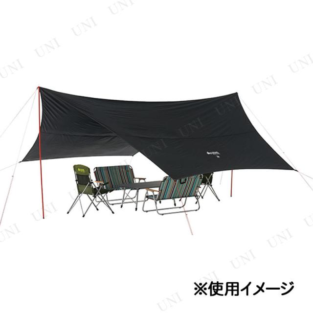 LOGOS(ロゴス) Black UV ヘキサタープ 5750-AI アウトドア用品 テント 耐風性 UVカット 遮光性 補強加工_3