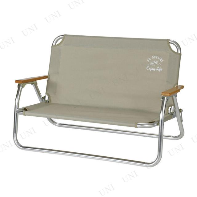 CAPTAIN STAG(キャプテンスタッグ) モンテ アルミ背付ローベンチ 960mm UC-1830 【 アウトドアチェアー イス 腰掛 レジャーチェア 折り畳み アウトドア用品 キャンプ用品 折りたたみ椅子 折りたたみチェア フォールディングチェア レジャー用品 スツール 】