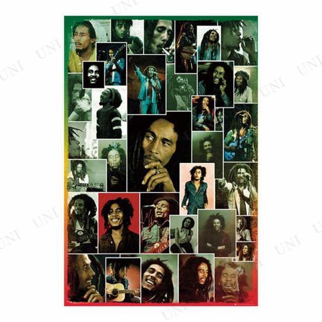 Bob Marley Photo Collage ポスター - ポスター