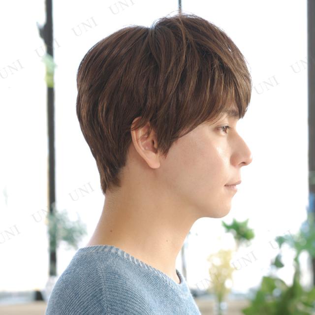 スタイリッシュショート ショコラブラウン 【 フルウィッグ 自然 ファッションウィッグ コスプレ かつら 男性用 メンズ 】 スタイリッシュショート ショコラブラウン 【 ファッションウィッグ