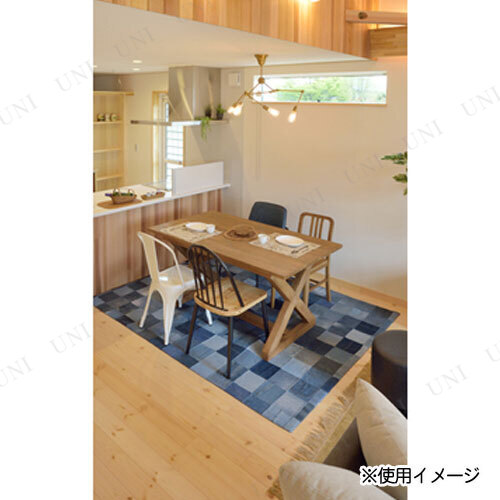 170×230cm ラグ WE-230 東谷 インテリア用品 フロアマット ヴィンテージデザイン パッチワーク_3
