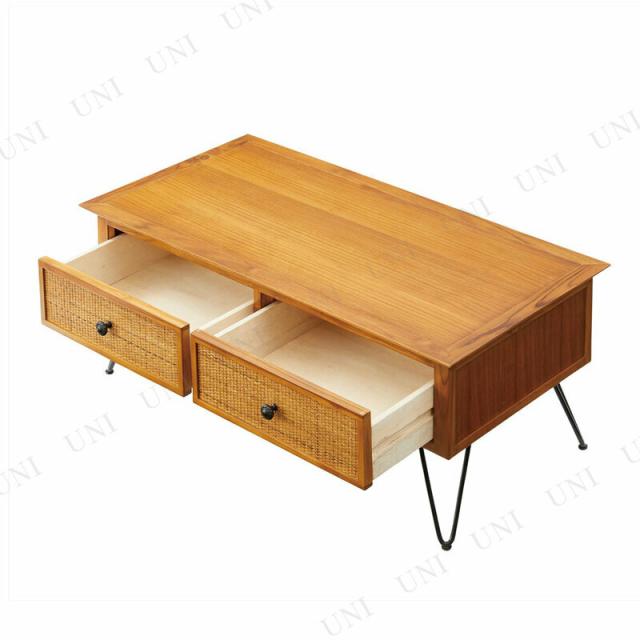 センターテーブル GUY-371 【 木製 リビング家具 コーヒーテーブル