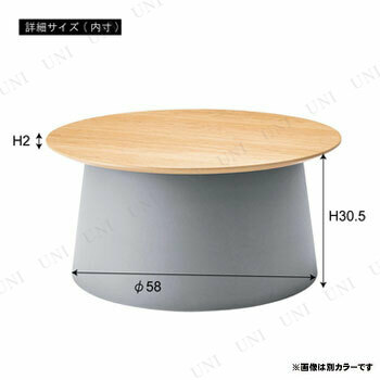 ラウンドテーブルL PT-991WH 東谷 リビングテーブル 家具 組立式 センターテーブル サイドテーブル